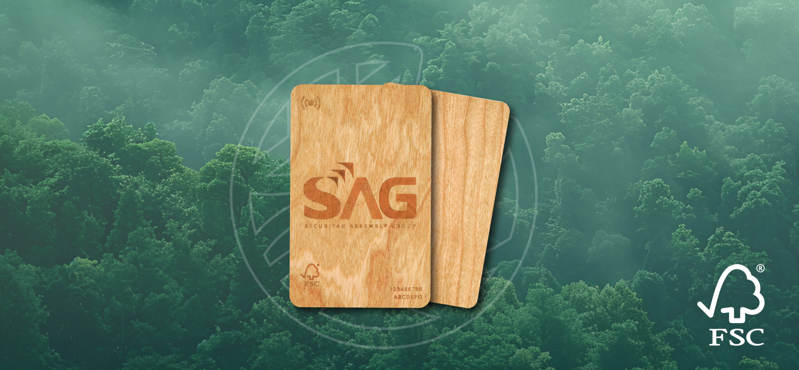 Wooden card
